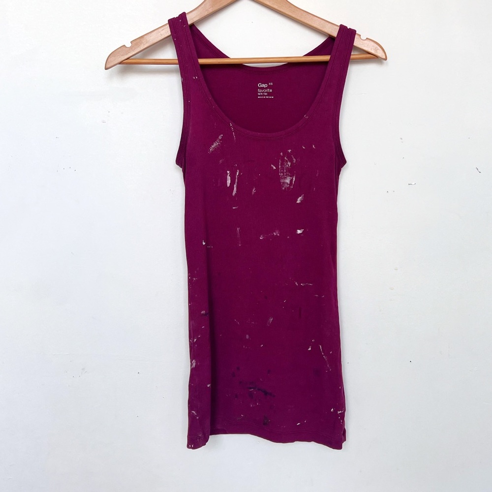 Vintage Paint Splatter Tank